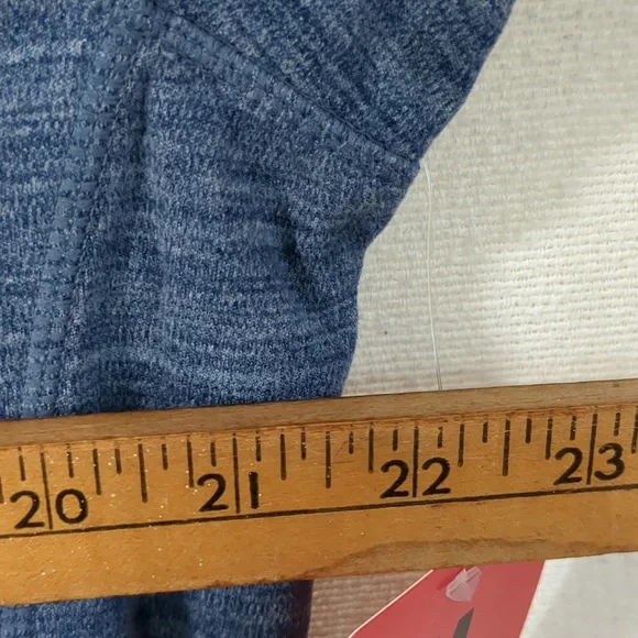 NWT Avalanche Outdoor Supply Company Men's 1/4 Zip Pullover Blue Size Medium - Picture 10 of 10